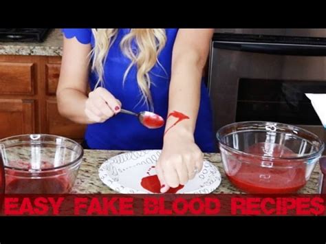 best fake blood recipe for clothes|5 stage blood recipes.